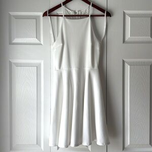 White dress party prom size 5 S Jody Kristopher